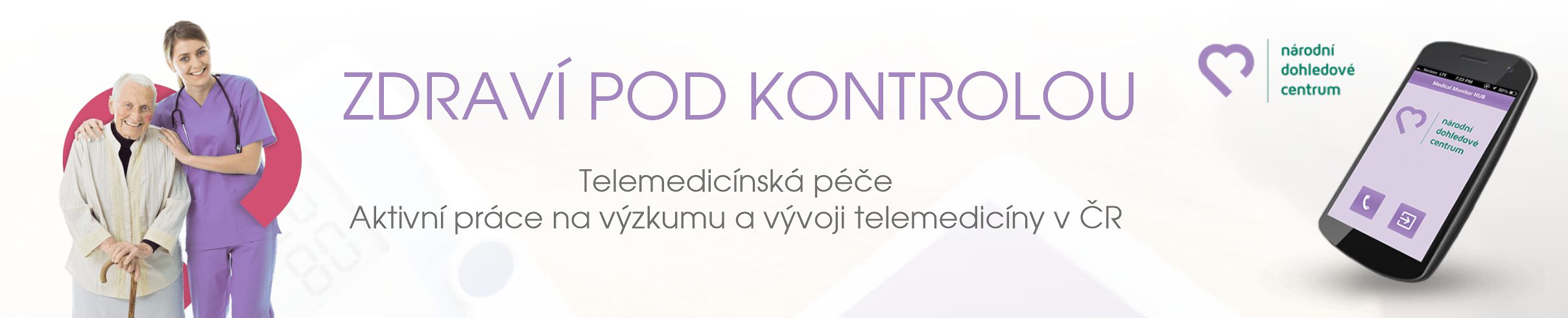 Národní dohledové centrum NCTS - Telemedicínská péče Aktivní práce na výzkumu a vývoji telemedicíny v ČR - zobrazit web